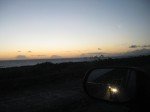 Sunset just before Santa Barbara on 101-N